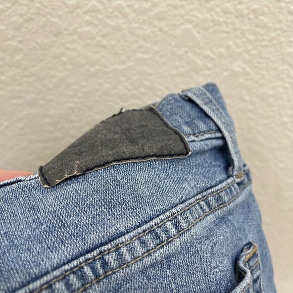 Lucky Brand Ankle High Rise Mom Drew Denim Distressed Blue Jeans Womens 10/30 - Picture 6 of 10